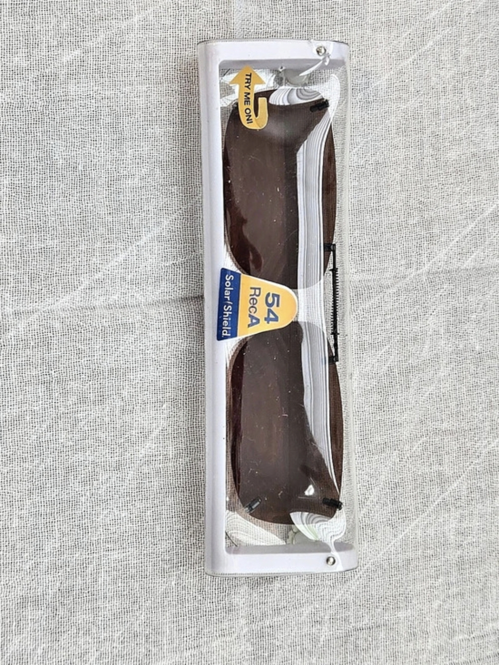 Solar Shield 5.4 FaceA Brown Glasses NWOT